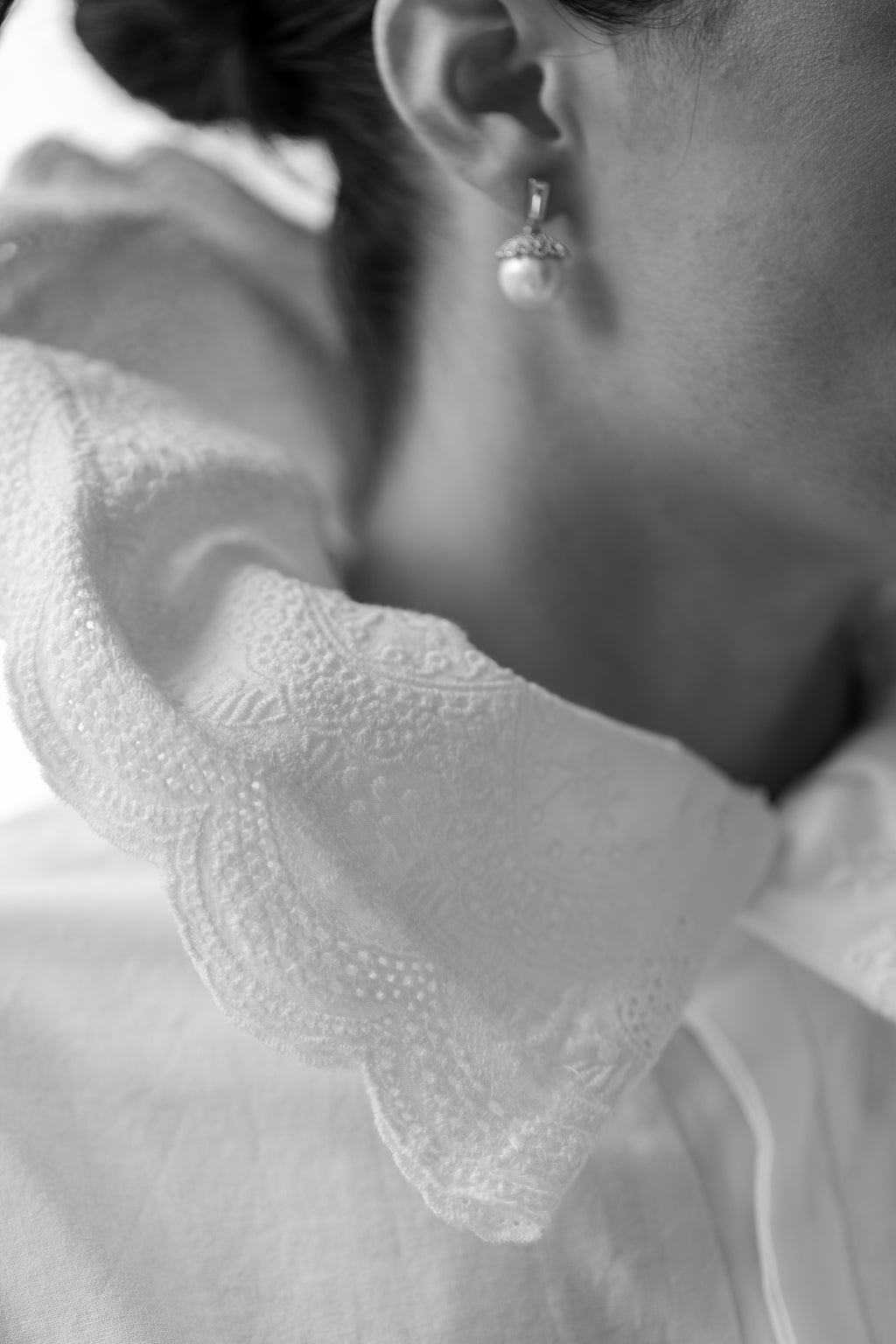 Romantic Ruffle Collar Shirt