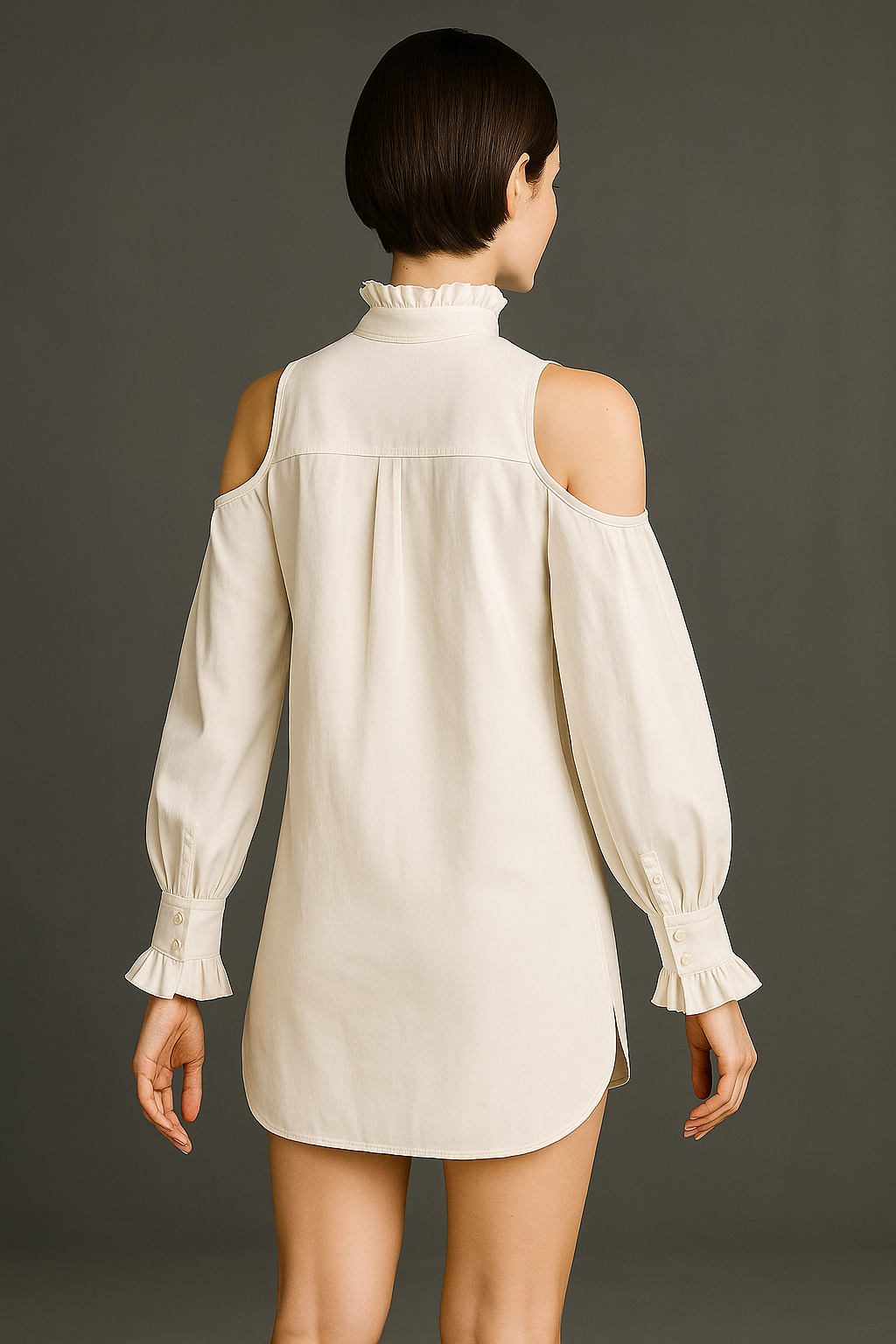 Chemise Off-White à épaules dénudées